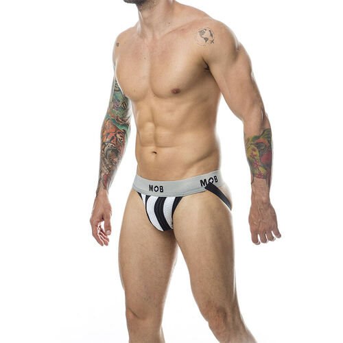 MOB - JOCK CLASICO STRIPE BLANCO TALLA XL