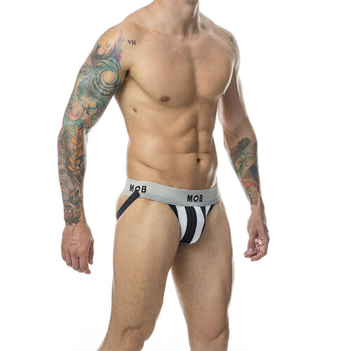 MOB - JOCK CLASICO STRIPE BLANCO TALLA XL