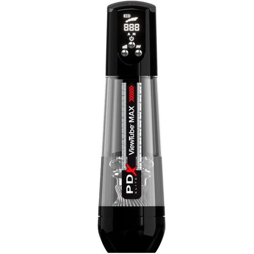 PDX ELITE - VIEWTUBE MAX VIEW MASTURNADOR AUTOMÁTICO CON SUCCIÓN TRANSPARENTE