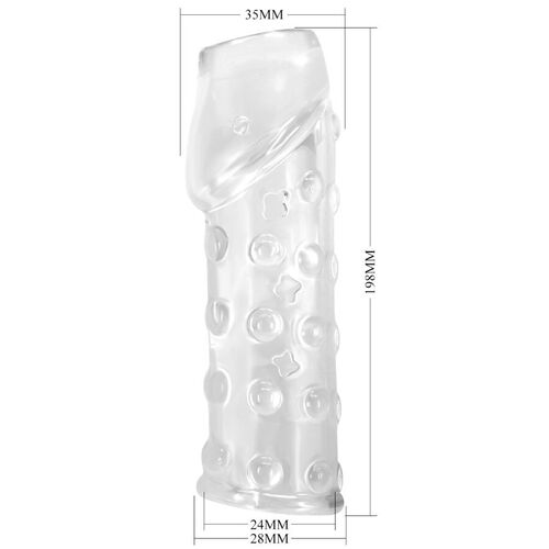 PRETTY LOVE - FUNDA PARA PENE APRETADA Y VOLUMINIZADORA TRANSPARENTE