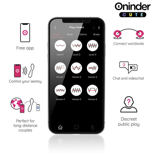 ONINDER CUTE - LOVE BUDDY MASTER VIBRADOR PUNTO G - APP MUNDIAL GRATUITA