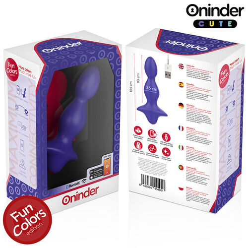 ONINDER CUTE - LOVE BUTT VIBRADOR PLUG ANAL DILATADOR - APP MUNDIAL GRATUITA