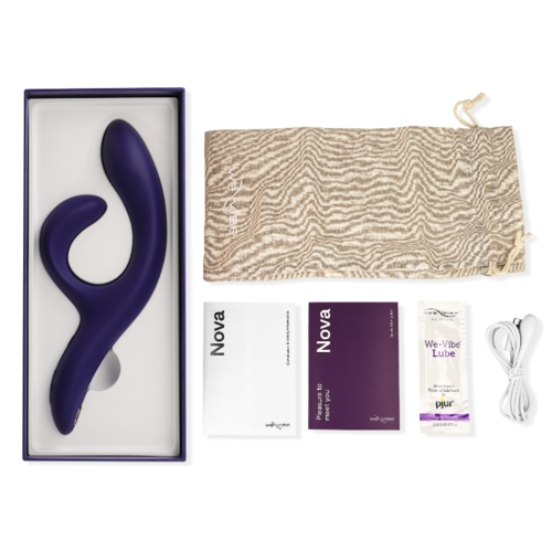 WE-VIBE - NOVA 3 VIBRADOR RABBIT AZUL MEDIANOCHE