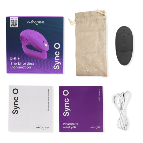 WE-VIBE - SYNC O VIBRADOR FLEXIBLE CONTROL REMOTO VIOLETA