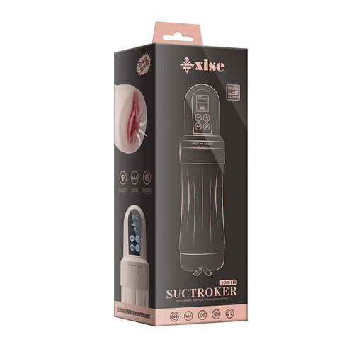 XISE - SUCTROKER V3.0 III MASTURBADOR VAGINA CON VIBRACIÓN