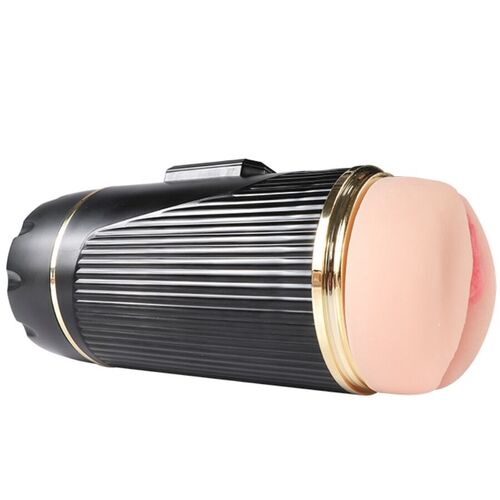 SHEQU - KAY MASTURBADOR DOBLE CON VIBRACIÓN DUAL BOCA Y VAGINA