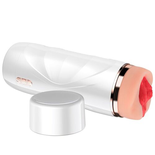 SHEQU - RILEY MASTURBADOR VAGINA CON VIBRACIÓN Y ONDAS ESTIMULADORAS