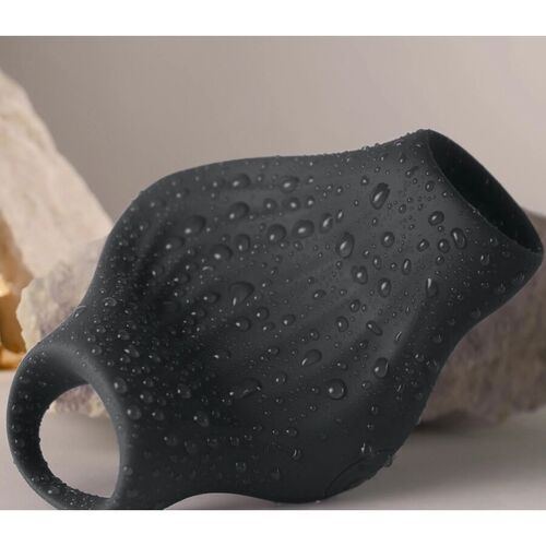 ROCKS- OFF - PALM MASTURBADOR VIBRADOR FLEXIBLE NEGRO