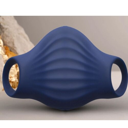 ROCKS- OFF - PALM MASTURBADOR VIBRADOR FLEXIBLE AZUL