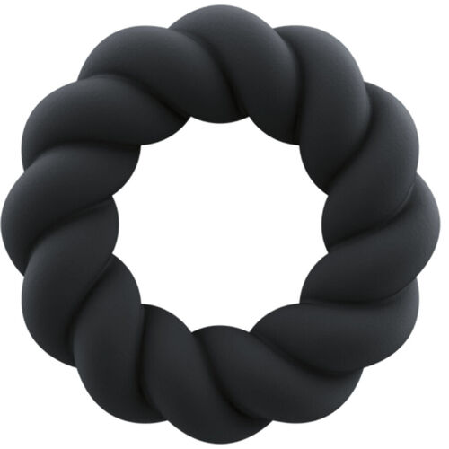 ROCKS- OFF - TWIST ANILLO MASTURBADOR SILICONA NEGRO