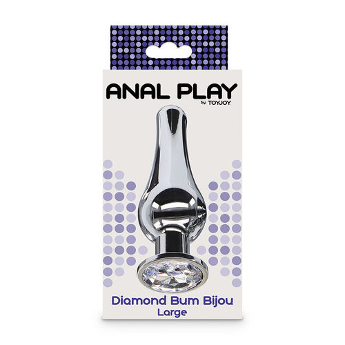 TOYJOY - ANAL PLAY DIAMANTE BUM BIJOU PLUG ANAL GRANDE