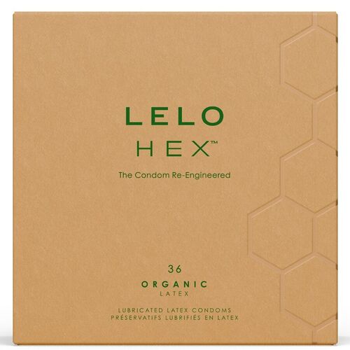 LELO - HEX ORGANIC PRESERVATIVO CAJA 36 UDS