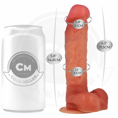 COCK MILLER - DILDO HIPERREALÍSTICO ARTICULABLE 14,8 CM