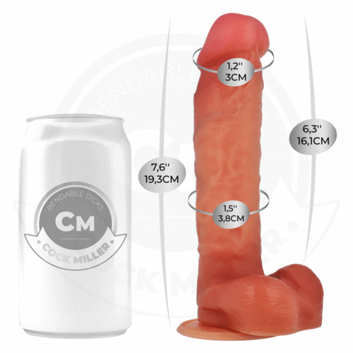 COCK MILLER - DILDO HIPERREALÍSTICO ARTICULABLE 19,3 CM
