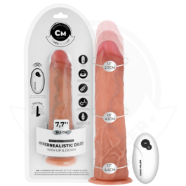 COCK MILLER - DILDO HIPER-REALISTA COM VENTOSA E IMPULSÃO COM CONTROLE REMOTO 19,5 CM