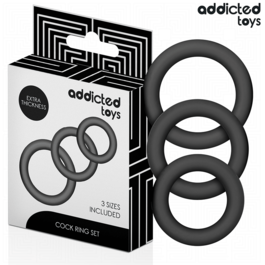 ADDICTED TOYS - SET SILIKONRINGE MODELL 1