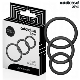 ADDICTED TOYS - SET SILIKONRINGE MODELL 2
