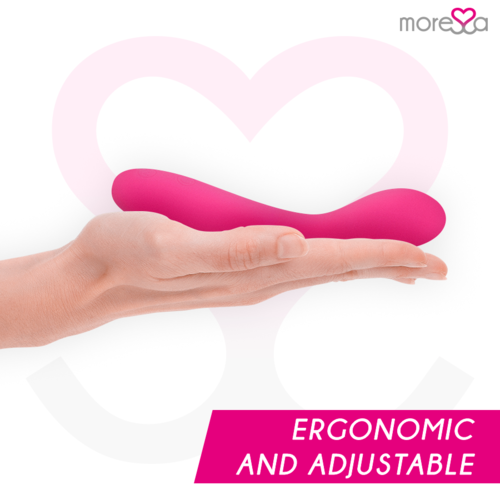 MORESSA - DRUSO MASAJEADOR DUO PUNTO G Y SUERO PELVICO PREMIUM SILICONE RECARGABLE