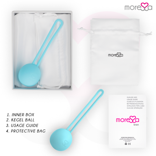 MORESSA - OSIAN ONE ENTRENAMIENTO SUELO PELVICO 51gr PREMIUM SILICONA TURQUESA