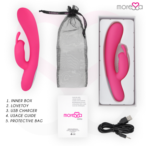 MORESSA - TELMO TICKLING CLITORIAL PREMIUM SILICONE RECARGABLE