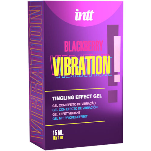 INTT RELEASES - GEL VIBRADOR LIQUIDO SABOR MORA 15 ML