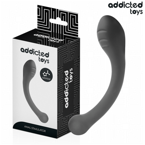 ADDICTED TOYS - ESTIMULADOR ANAL DOBLE SILICONA 18 CM