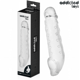 ADDICTED TOYS - TRANSPARANTE PENISVERLENGING MAAT S 23 CM