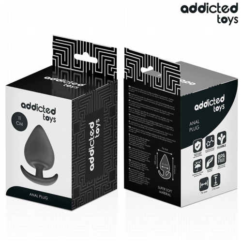 ADDICTED TOYS - PLUG ANAL SILICONA TALLA XXL 11 CM