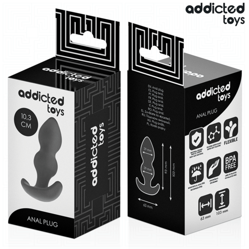 ADDICTED TOYS - PLUG ANAL SILICONA TALLA S 10,3 CM