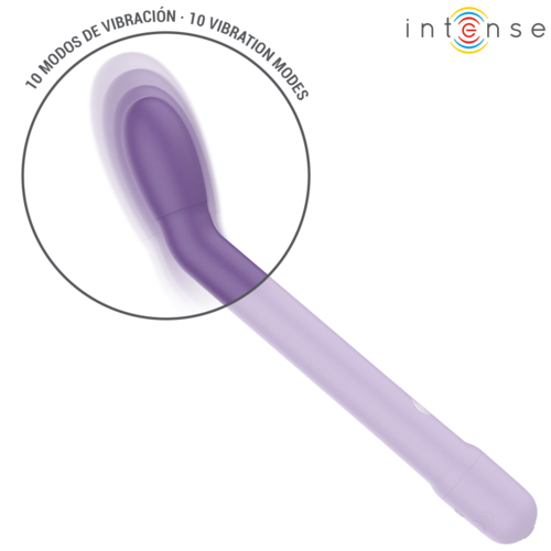 INTENSE - ESTIMULADOR PUNTO-G MORADO RECARGABLE