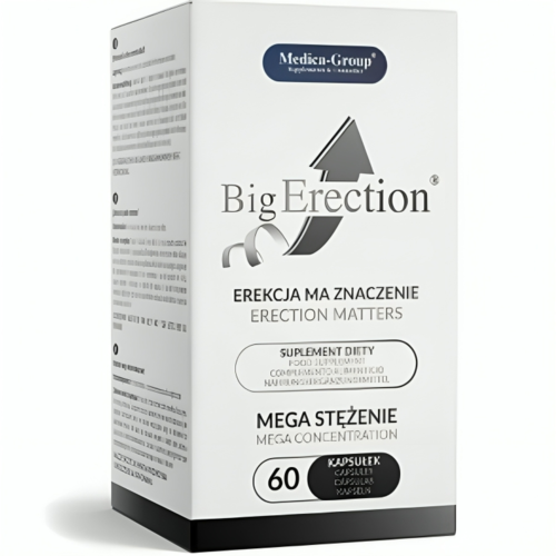MEDICA GROUP - BIG ERECTION POTENCIADOR HOMBRE 60 CÁPSULAS