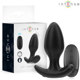 INTENSE - JOEY ANAL PLUG 10 VIBRATIONEN SCHWARZ FERNBEDIENUNG