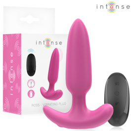 INTENSE - ROSS ANAL PLUG 10 VIBRATIONEN ROSA FERNBEDIENUNG