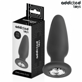 ADDICTED TOYS - ANAL PLUG MIT JUWEL GRÖSSE L 12,6 CM