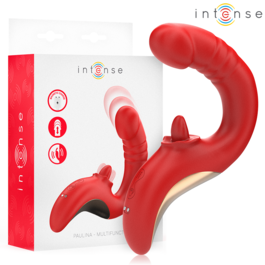 INTENSE - PAULINA VIBRATOR UND STIMULATOR IN U-FORM ROT
