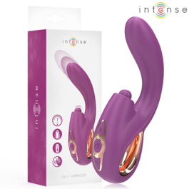 INTENSE - LALI VIBRATEUR MULTIFONCTION POINT G TAPPING & THRUST & VIBRATION VIOLET