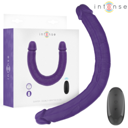 INTENSE - GUNTER DILDO DOPPELVIBRATOR 40 CM LILA FERNBEDIENUNG