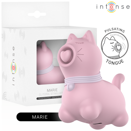 INTENSE - ESTIMULADOR PUPP LENGUA PULSACIÓN PARA CLÍTORIS ROSA