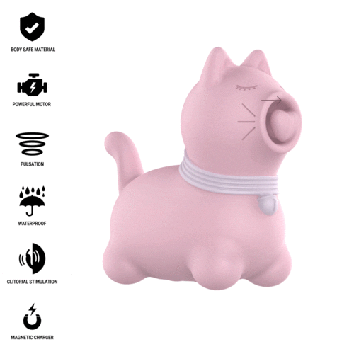 INTENSE - ESTIMULADOR PUPP LENGUA PULSACIÓN PARA CLÍTORIS ROSA