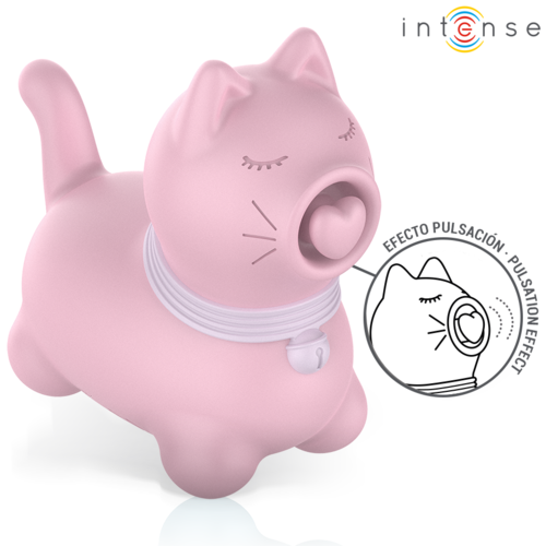 INTENSE - ESTIMULADOR PUPP LENGUA PULSACIÓN PARA CLÍTORIS ROSA