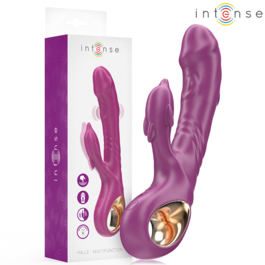 INTENSE - HALLE VIBRATEUR MULTIFONCTION AVEC LANGUE STIMULANTE DAUPHIN VIOLET