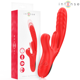 INTENSE - ROSALIA VIBRATEUR MULTIFONCTION 3 EN 1 ROUGE