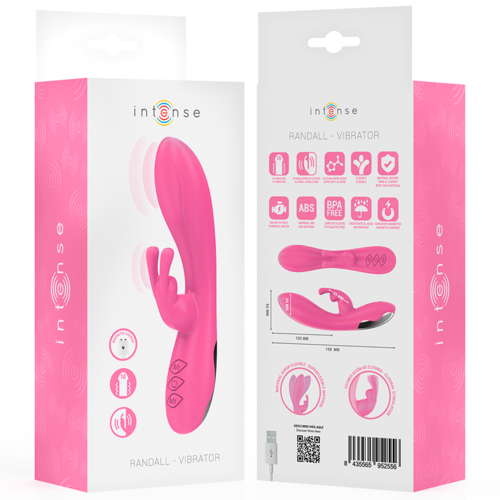 INTENSE - RANDALL VIBRADOR RABBIT 10 VIBRACIONES ROSA