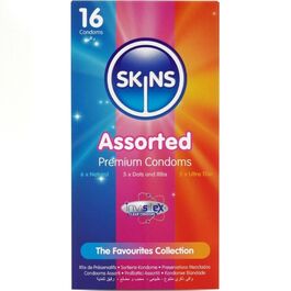 SKINS - SORTIERTE PREMIUM-KONDOME PACKUNG 16