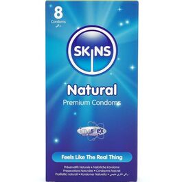 SKINS - NATÜRLICHE PREMIUM-KONDOME PACKUNG 8