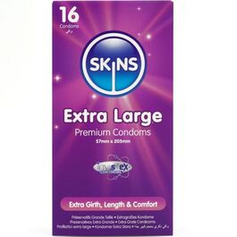SKINS - EXTRA GROSSE PREMIUM-KONDOME PACKUNG 16