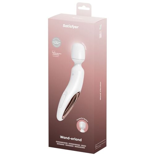SATISFYER - WAND ERLAND MASAJEADOR VIBRADOR BLANCO