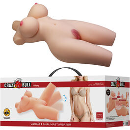 CRAZY BULL - TIFFANY REALISTISCHER WEIBLICHER TORSO VAGINA UND ANAL 5,5 KG