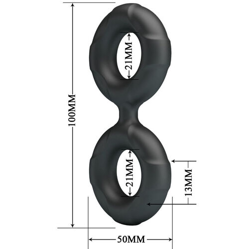 CRAZY BULL - RADWAN ANILLO DOBLE SILICONA MODELO 19