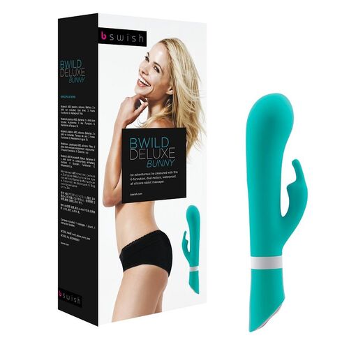 B SWISH  BWILD DELUXE BUNNY RABBIT VIBRATOR JADE